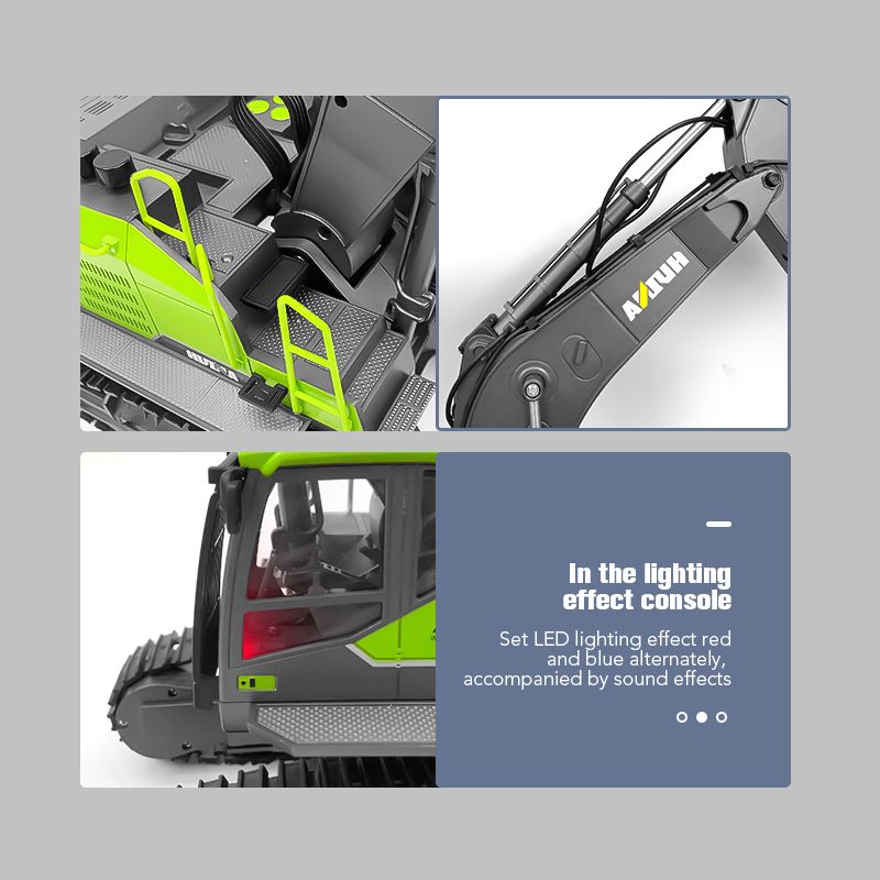 1/14 Huina 1593 Rc Excavator T - Rc Hobby Grade Truck review and price