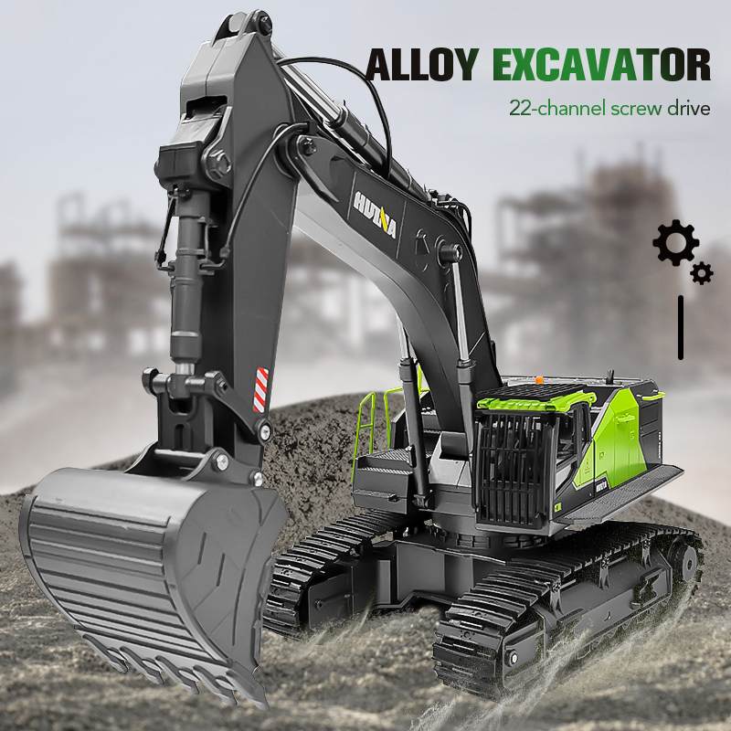 1/14 Huina 1593 Rc Excavator T - Rc Hobby Grade Truck review and price