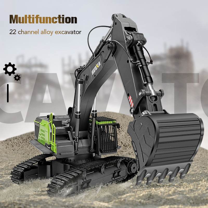 1/14 Huina 1593 Rc Excavator T - Rc Hobby Grade Truck review and price